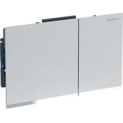 Geberit Sigma60 BetPl., eckig, 2-Mengen-Sp. chrom gebürstet, Etc / chrom glänzen...