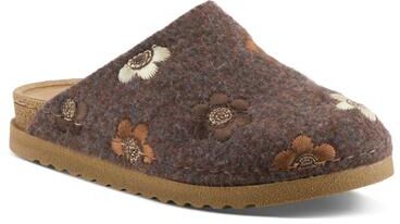 Women's Cutesy Slippers by Flexus by Spring Step in Brown (Size 6 1/2 M)