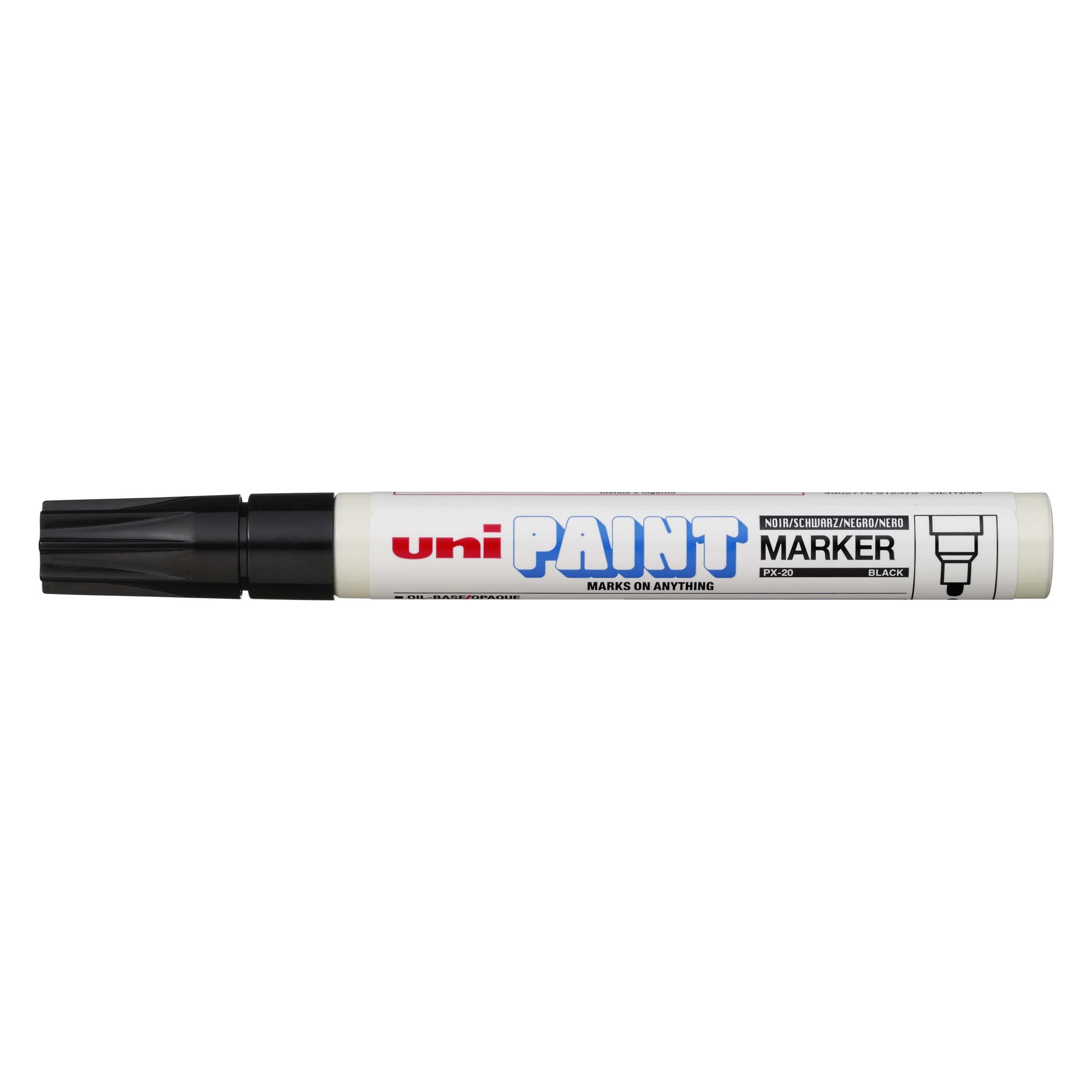 Uni-ball Permanent-Marker PAINT (PX-20), schwarz (1x) (PX-20 N)