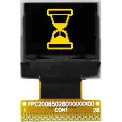 EA W064048-XALG - Micro Grafik-OLED, 0.66 Zoll, 64x48 Dot, gelb