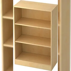 bümö office Regal Ahorn, Standregal Holz - Aktenregal für Ordner & Bücher, Bücherregal 80 cm breit, 3 OH Regal Wand, Büroregal, Holzregal,