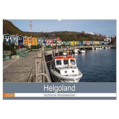 Helgoland - idyllische Nordseeinsel (Wandkalender 2026 DIN A2 quer), CALVENDO Monatskalender