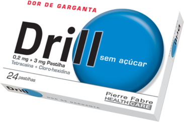 Drill Pastilhas Sem Açúcar 24 pastilhas