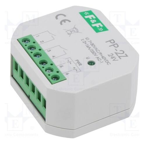 F&R F&F Przekaźnik elektromagnetyczny 2Z 16A P/T - PP-2Z 24V (PP-2Z-24V)