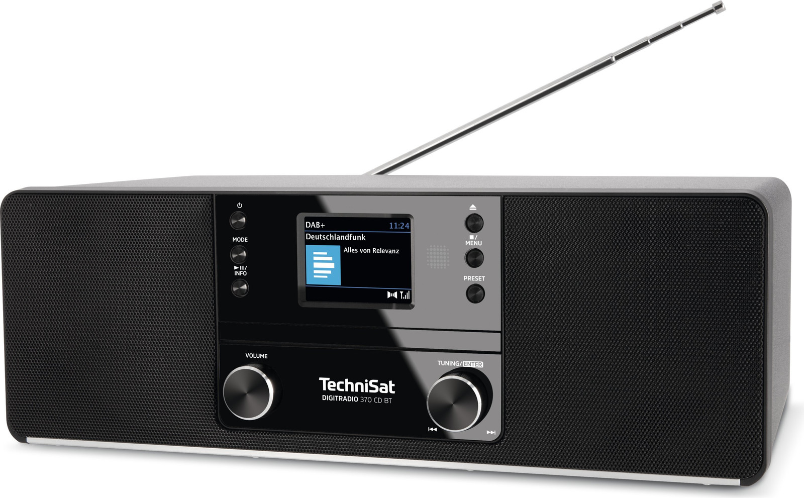 TechniSat DigitRadio 370 CD BT, zwart
