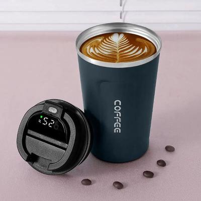 Uplifted Finds Smart Stainless Steel Tumbler With Temperature Display blue 510 Ml