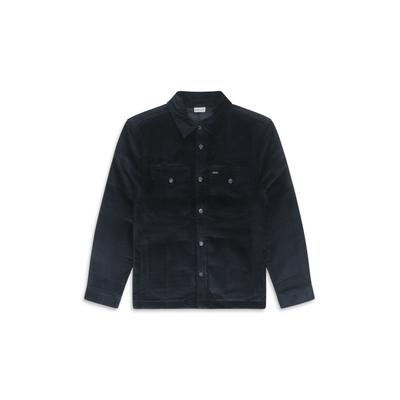 Langarmhemd 883POLICE "883 Police RENDLE OVERSHIRT", Herren, Gr. XS, US-Größen, schwarz, 99% Baumwolle, 1% Elasthan, unifarben, normal, Hemden