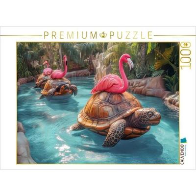CALVENDO Puzzle Tiere wollen Spaß haben | 1000 Teile Lege-Größe 64x48cm Foto-Puzzle für glückliche Stunden