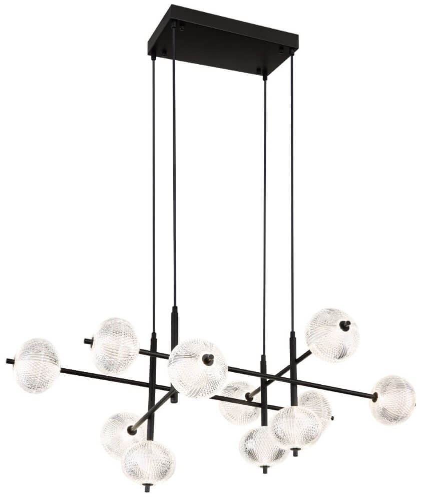 Globo Ceps Design Hanglamp met 11 Bolvormige Lichtpunten - 16042-11H
