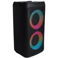 Aptel RGB-BLUETOOTH-LAUTSPRECHER LTC 2X3" USB/SD/AUX 4000MAH LXPA3313, Bluetooth Lautsprecher, Schwarz
