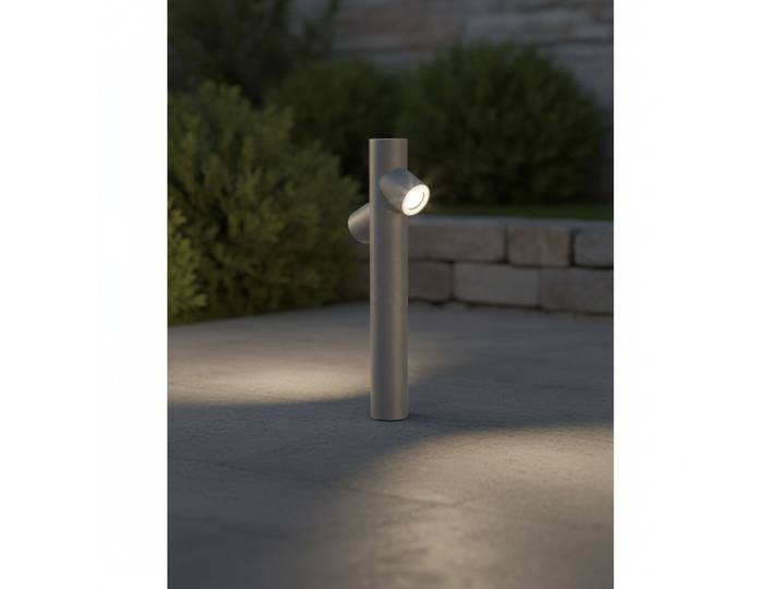 Design tuinlamp Ramo grijs dubbel Lyora - 108500