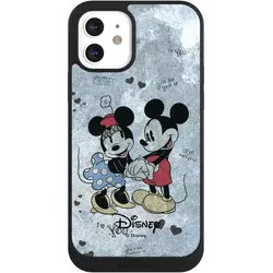 Nivocase Handyhülle für Apple iPhone 12 Hülle NIVOpure Case Schwarz Disney Vintage (Apple iPhone 12), Smartphone Hülle, Schwarz