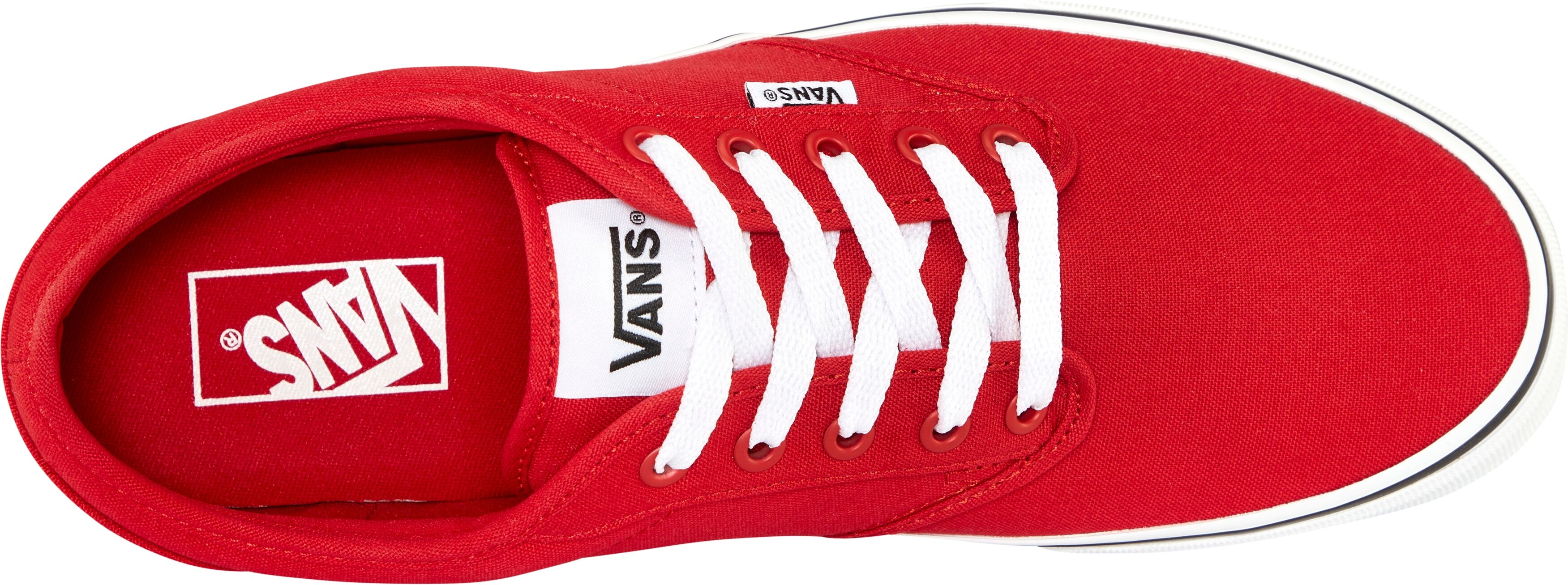 Sneaker VANS "Atwood", Herren, Gr. 42, gh3, canvas sunset ruby, Textil, Schuhe Sneaker, vom Vans Authentic inspiriert