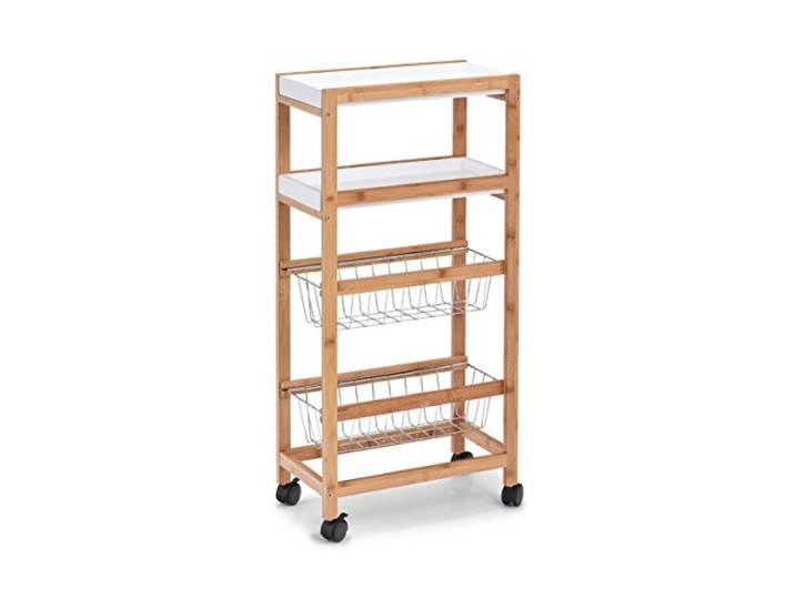 Keuken Trolley, Bamboe/Mdf