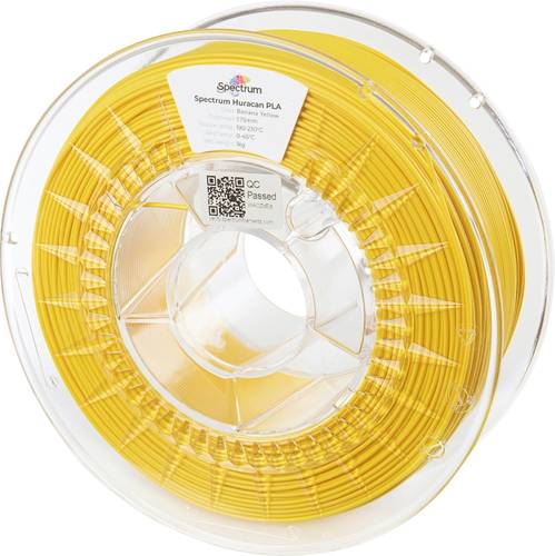 Spectrum Filaments 80921 Huracan PLA BANANA YELLOW Filament PLA Highspeed Filament, Erhöhte Extrusionsrate 1.75mm 1000