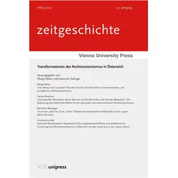 Transformationen des Rechtsextremismus in Österreich, Fachbücher von Margit Reiter, Johannes Dafinger, Bernhard Weidinger