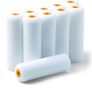 Schuller Farbwalze Soft Pro HK 1R Schaumstoff 10cm, für Lack & Lasur, 10 Stück