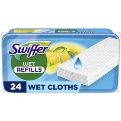 Swiffer, Eiskratzer + Scheibenenteiser, Dammvippa refiller 24st fuktiga med citrusdoft