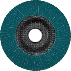 S•K•S 961 Fächerschleifscheibe Zirkon, 125 mm, 22,23 mm, P40, 2 in 1 für Stahl und Edelstahl (Prämie)