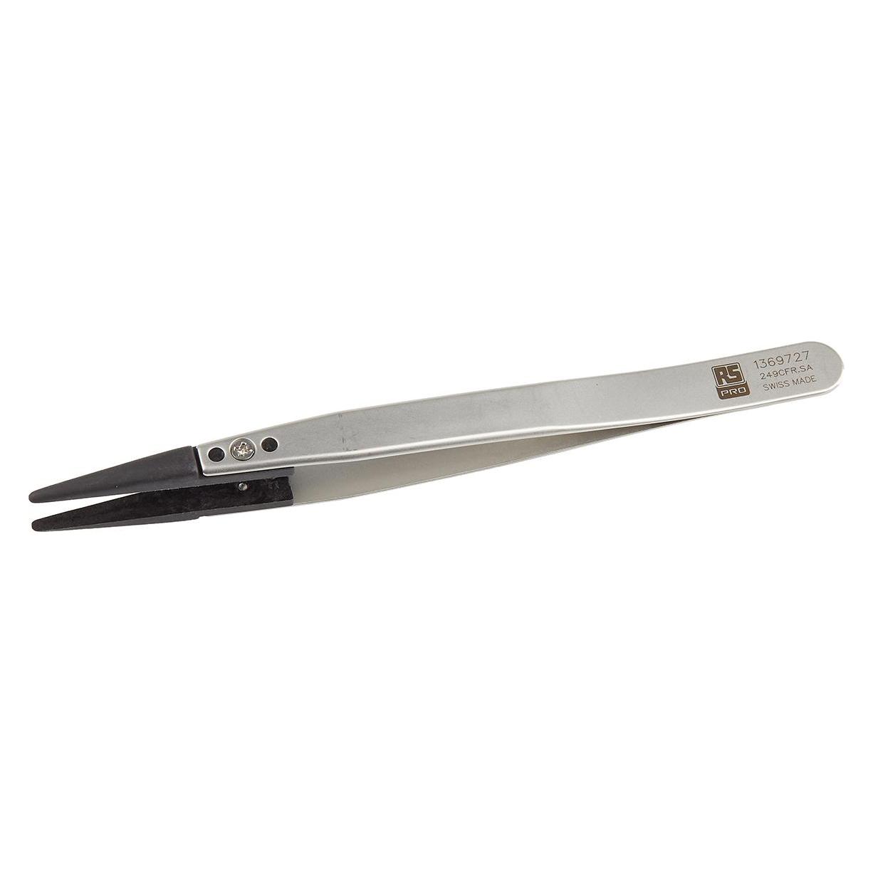 RS PRO Plastic replaceable tip tweezers 130mm. (1369727)