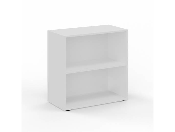Regal Tradingzone GO Swiss 80.0 x 40.0 cm, Weiss/Weiss, 2 Ordner hoch, Neu - Optimal für Büro und Organisation
