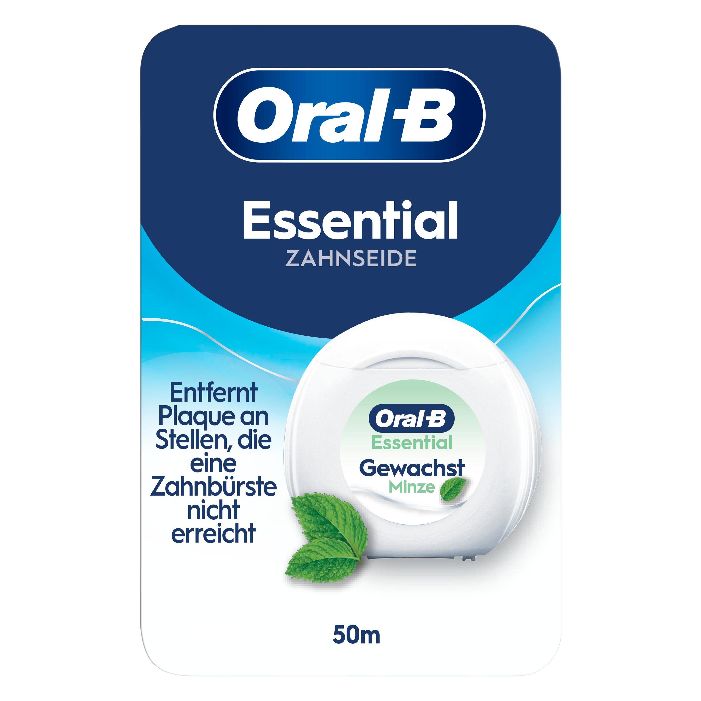 Oral-B Essential Floss mint gewachst 50m Zahnseide 50 m (50 m) (8006530045797)