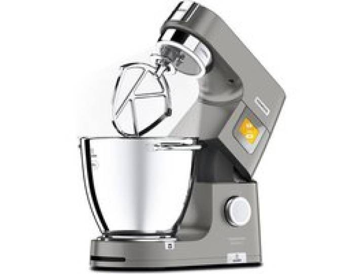 Robot pâtissier - KENWOOD - Titanium Chef Baker KVC85.124BK - Noir - Fonction chauffage - Balance EasyWeigh