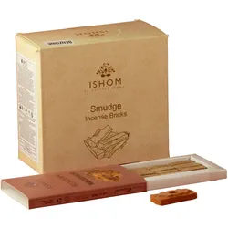 Pack of 15 Natural Incense Smudge Bricks and Burner - Benzion
