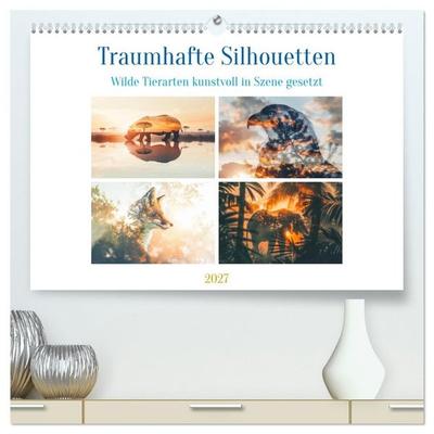 Traumhafte Silhouetten (hochwertiger Premium Wandkalender 2027 DIN A2 quer), Kunstdruck in Hochglanz