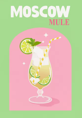 Inspire Picks Colorful Cocktail Canvas Posters Trendy Bar Cart & Whiskey Wall Art Prints 3 20x30cm