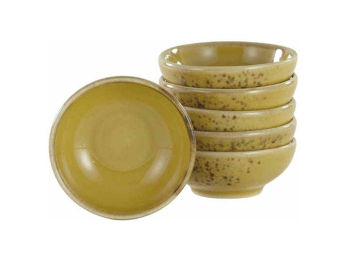 Dipschalen Nature Collection Ø 8cm Gelb/Currygelb