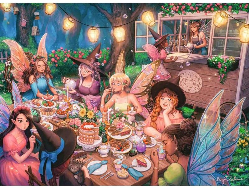 Ravensburger Puzzle 300 pièces XXL - Le goûter des fées