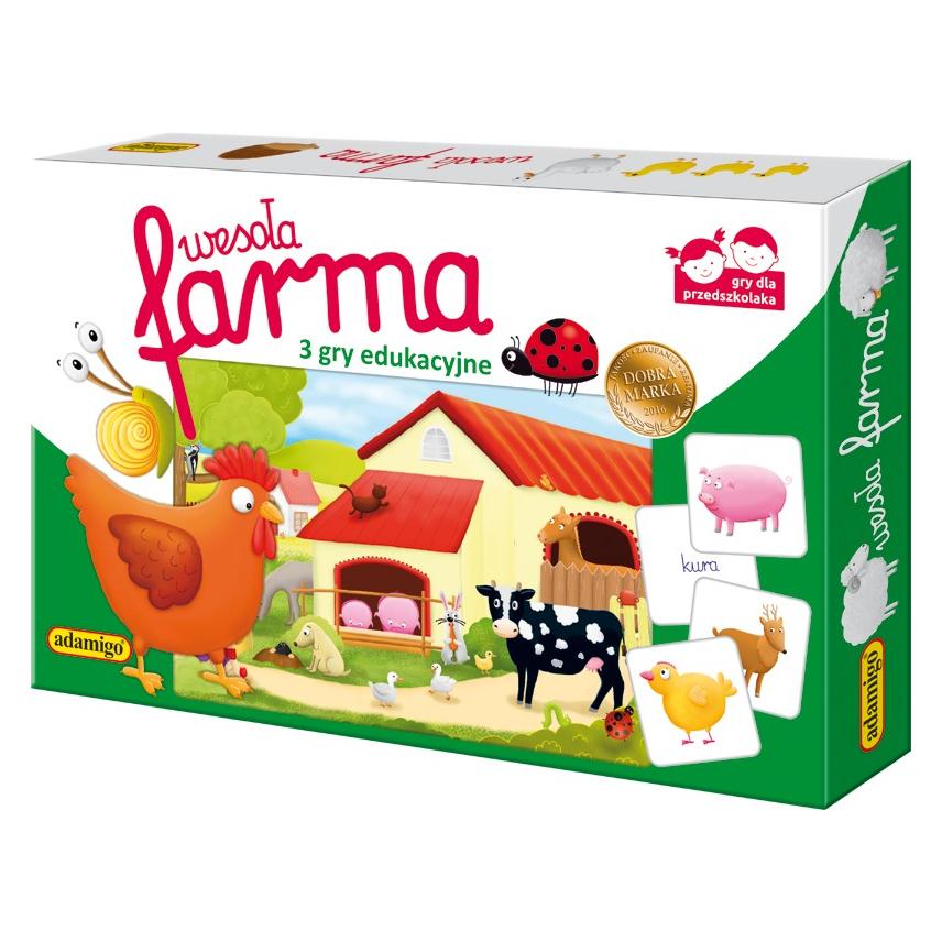 Adamigo Happy Farm - Bildungslotterie (Polnisch, 2 - 4 Spieler) (7059)