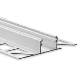 Rutec 63005 Aluminium-Fliesenprofil FP1 Aluminium Fliesenprofil 2 Meter
