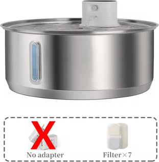 Inspire Curations HydraFlow 8L Smart Stainless Steel Pet Water Fountain fountain 7filter