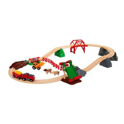 BRIO World - Großes Bahn Bauernhof-Set