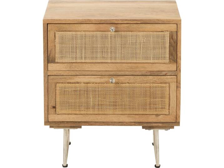 J-Line nachtkas - hout - naturel