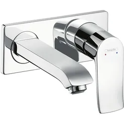hansgrohe Metris Einhebel-Waschtischmischer Unterputzmodell mit Auslauf 165 mm für Wandmontage, 31085000