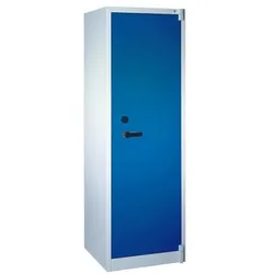 CP Feuergeschützter Stahlschrank 65 x 195 cm blau, 65x195x50 cm