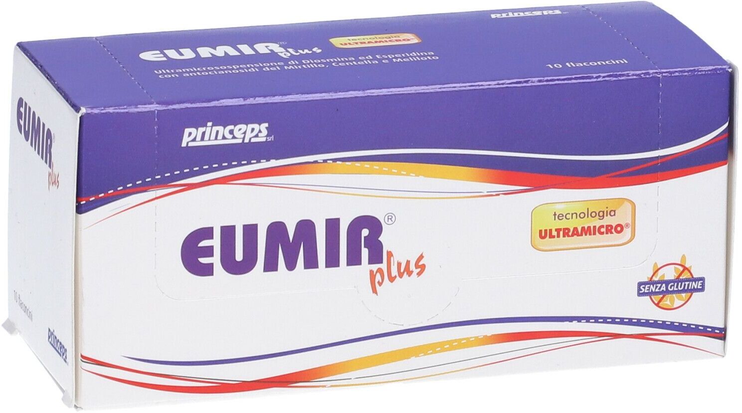 PRINCEPS Srl Eumir Plus 10 Flaconcini da 15 ml – Complemento Alimentare per il Microcircolo