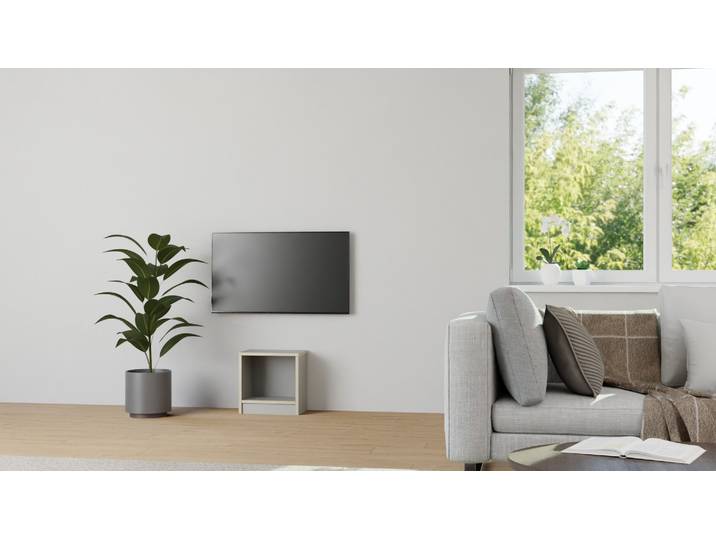 Kleines Regal Premium Dekore Grau Multiplex Kante