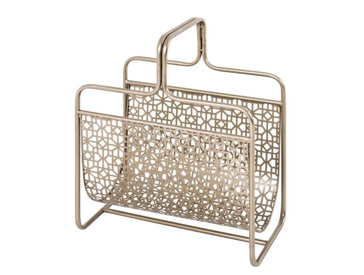 Porte-revues Romborna 37 x 45 x 22cm Doré/Marron/Bronze