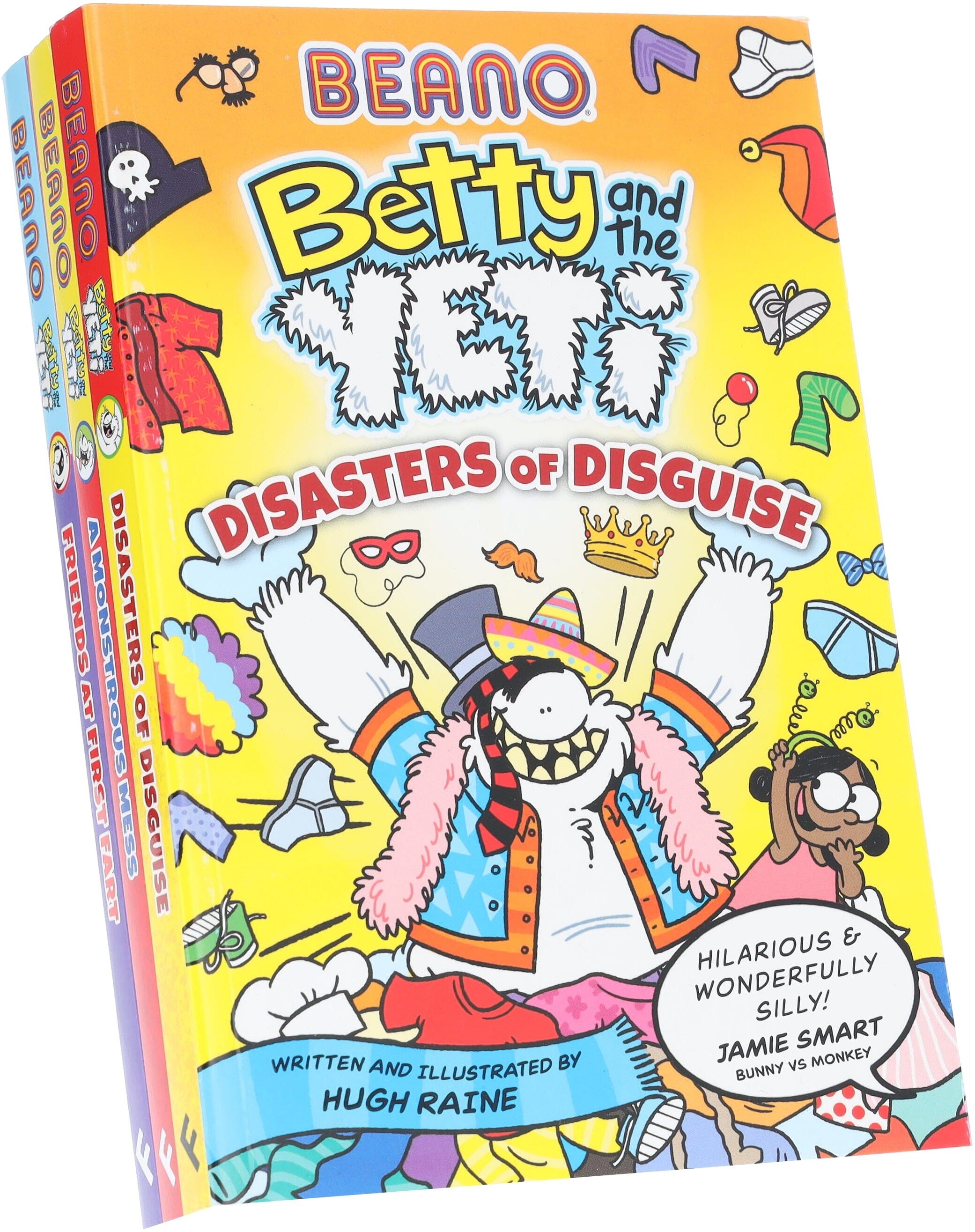 BEANO Betty And The Yeti Series by Hugh Raine & Beano 3 Books Collection Set - Ages 6+ - Paperback HarperCollins Publishers