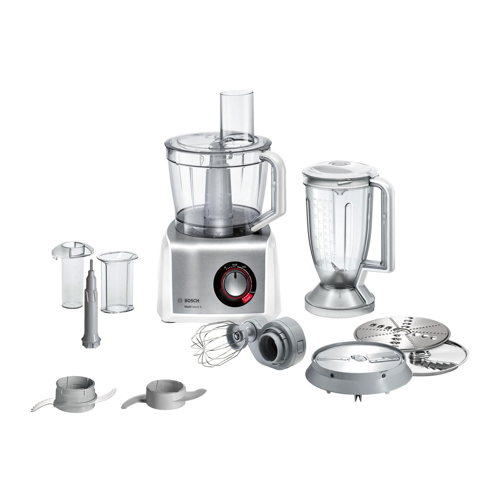 Bosch MC812S814 Küchenmaschine Foodprocessor weiß/Edelstahl