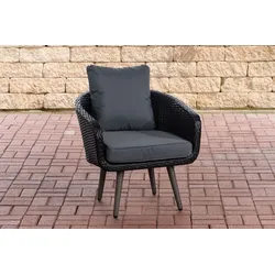 Sessel Ameland Flach eisengrau 45 cm (Dunkelgrau)
