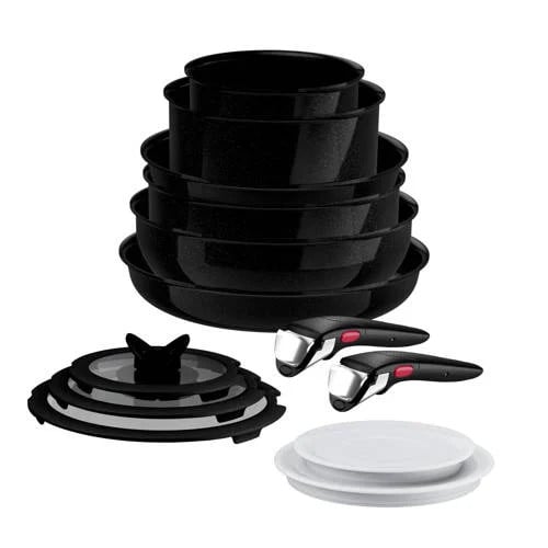 Tefal Ingenio Excellence Ceram pannenset, 6-delig