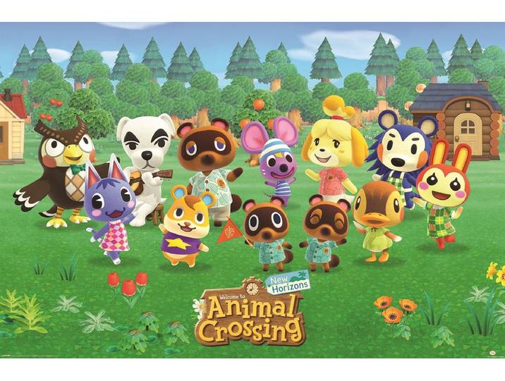 Animal Crossing New Horizons Line Up - Maxi Poster