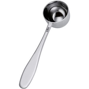 cilio Kaffeelot 201451, silber, aus Edelstahl, 14,5 cm, Dosierlöffel, für 7 g
