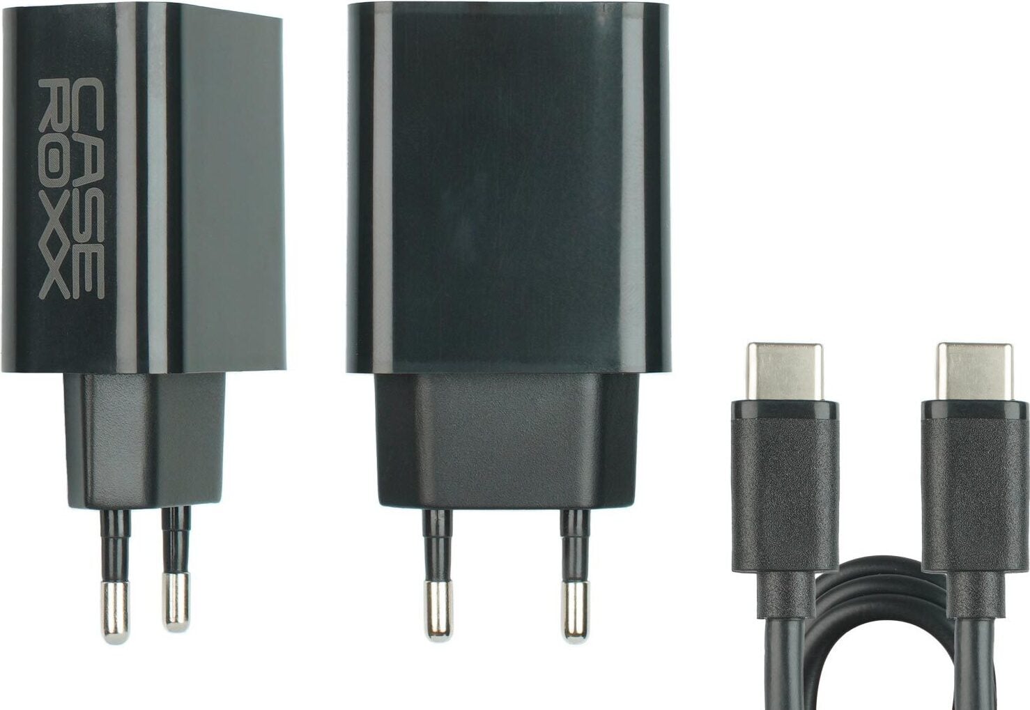 Caseroxx 20W USB Type-C oplader en kabel, compatibel met Anker
