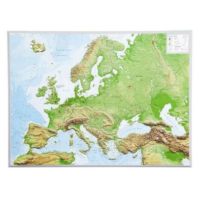 Reliefkarte Europa Gross 1 : 8 000 000, Karte von Andre Markgraf,Mario Engelhardt, GeoRelief